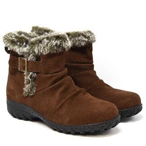 KHOMBU Women's Lindsey All Weather Waterproof Boots ~ Brown ~ 9
